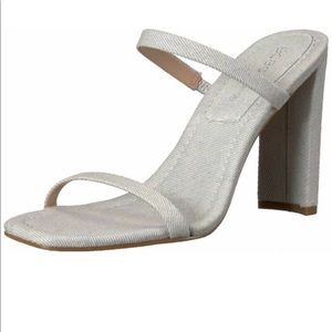 BCBGeneration Whitney Denim Heels NWB